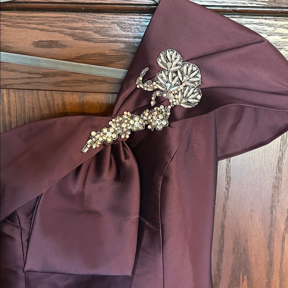 Sachin + Babi INES GOWN in Eggplant size 4 NWT Retail $995 sold out! - Picture 10 of 12